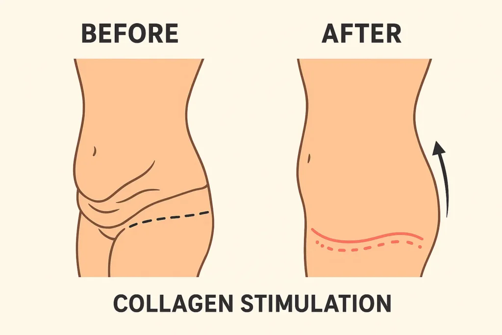 Before and after results for sagging skin after weight loss injections Mickleover