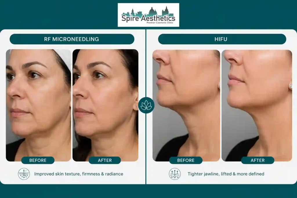 Can RF Microneedling and HIFU Be Combined Mickleover?